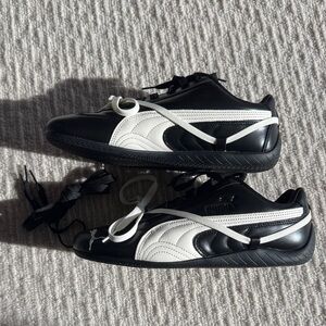 Puma x Rosé Speedcat  Black and White Sneakers
